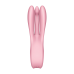 Кліторальний вібратор Satisfyer Threesome 1 Pink з трьома гнучкими пальчиками