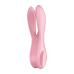 Кліторальний вібратор Satisfyer Threesome 1 Pink з трьома гнучкими пальчиками
