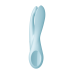 Кліторальний вібратор Satisfyer Threesome 1 Light Blue з трьома пальчиками