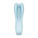 Кліторальний вібратор Satisfyer Threesome 1 Light Blue з трьома пальчиками