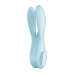 Кліторальний вібратор Satisfyer Threesome 1 Light Blue з трьома пальчиками