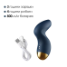 Вакуумний кліторальний стимулятор Svakom Pulse Pure Navy Blue