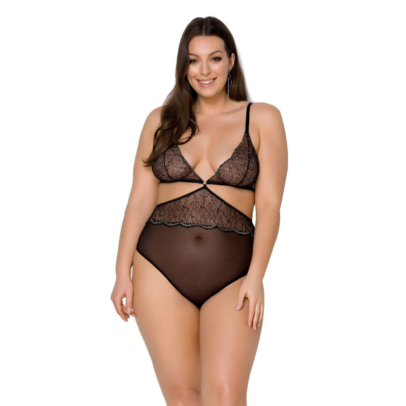 Боді Passion Amberly Body чорне 4XL/5XL