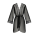 Пеньюар Passion Amberly Peignoir, чорний, 6XL/7XL Пеньюар Passion Amberly Peignoir, чорний, 6XL/7XL