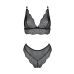 Комплект білизни Passion Amberly Set 6XL/7XL, чорний