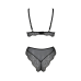 Комплект білизни Passion Amberly Set 6XL/7XL, чорний