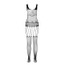 Бодистокинг Passion ECO BS001 One Size, червоний