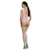 Бодистокинг Passion ECO BS007 white з доступом