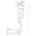 Бодистокинг Passion ECO BS007 white з доступом