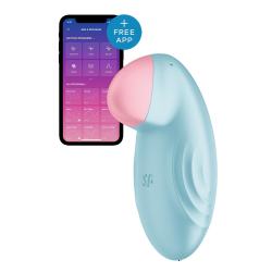 Смарт-вібратор для клітора Satisfyer Tropical Tip Light Blue Смарт-вібратор для клітора Satisfyer Tropical Tip Light Blue