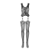 Бодистокинг Obsessive Bodystocking F221 XL/XXL