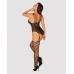 Ажурний бодистокінг Obsessive Bodystocking G325, чорний