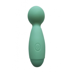 Міні-вібромасажер Wooomy Smally Mini Wand Turquoise Міні-вібромасажер Wooomy Smally Mini Wand Turquoise