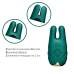 Смарт-вібратор для грудей Zalo Nave Turquoise Green