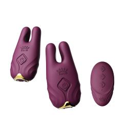 Смарт-вібратор для грудей Zalo Nave Velvet Purple
