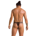 Чоловічі прозорі стринги Passion Thong Collin 029, сітка, чорні