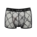Чоловічі прозорі боксери Passion Short James, сітка, XXL/XXXL, чорні