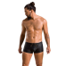 Чоловічі шкіряні боксери з клапаном Passion Short Patrick S/M Black