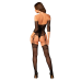 Бодістокінг нейлоновий з імітацією панчіх Obsessive Bodystocking G333