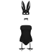 Еротичний костюм кролика Obsessive Bunny costume L/XL, black