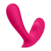 Смарт-вібратор в трусики Satisfyer Top Secret Pink вагінально-клітерний, 2 мотори