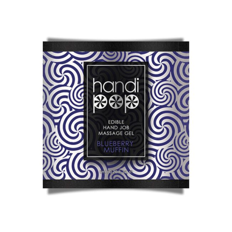 Пробник гелю для орального й мануального сексу Sensuva Handipop Blueberry Muffin, 6 мл