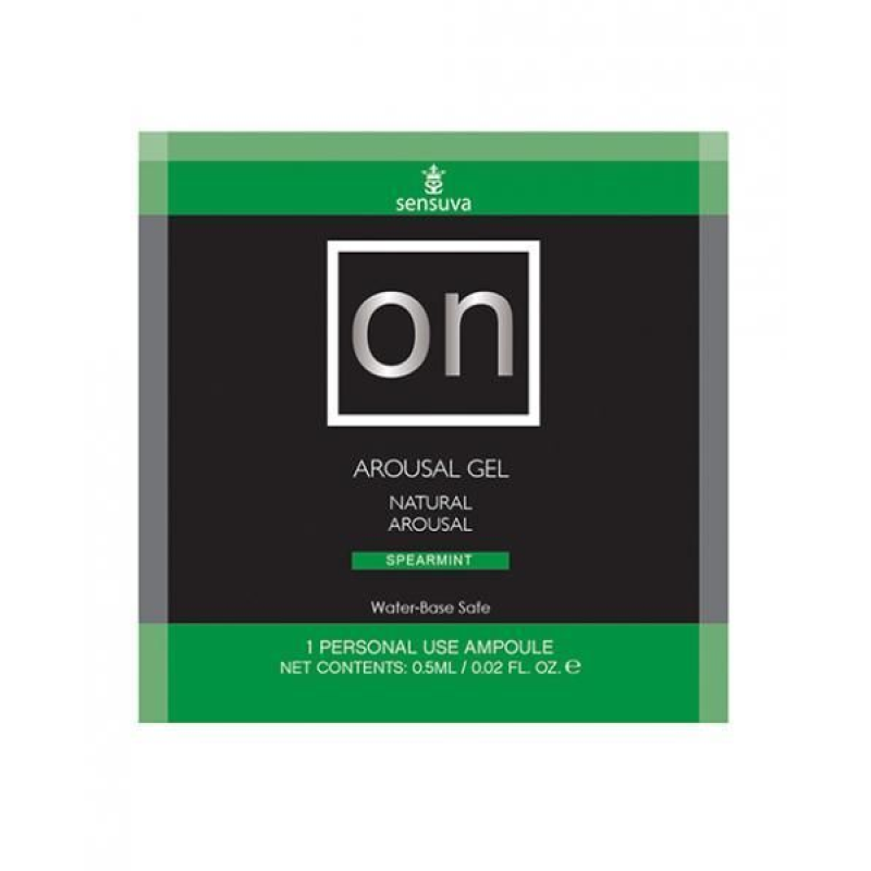Пробник збуджувального гелю Sensuva ON Arousal Gel for Her Spearmint, 6 мл