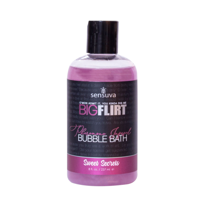 Пінка для ванни з феромонами Sensuva Big Flirt Sweet Secrets, 237 мл