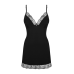 Сорочка та трусики Obsessive Bella Rou chemise & thong XS/S