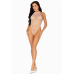 Боди-сетка Leg Avenue Net snap crotch tank bodysuit, White, One Size