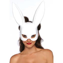 Маска кролика Leg Avenue Masquerade Rabbit Mask з довгими вушками, біла