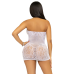 Плаття-сітка зі стразами Leg Avenue Rhinestone halter mini dress, біле, one size