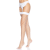 Панчохи в крупну сітку Leg Avenue Fence Net Thigh Highs, білі, one size