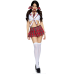 Костюм школярки Leg Avenue Miss Prep School (топ, спідниця, краватка, бантики)