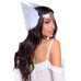 Пов'язка на голову з крилами Leg Avenue Feather Headband, біла