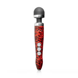 Вібромасажер DOXY Die Cast 3R Rose Pattern, металевий корпус, акумуляторний Вібромасажер DOXY Die Cast 3R Rose Pattern, металевий корпус, акумуляторний