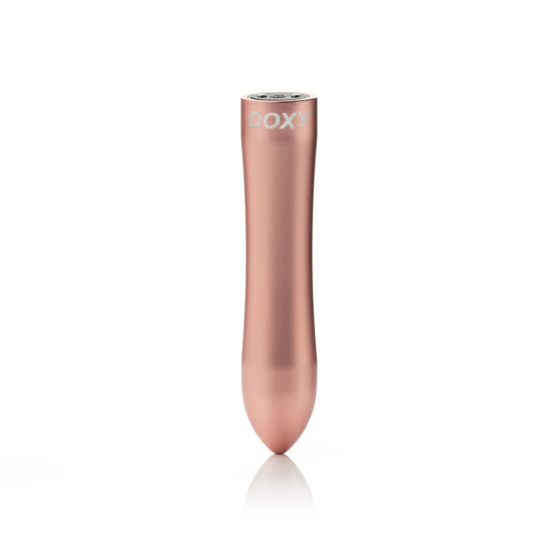 Вібропуля Doxy Rose Gold у металевому кейсі, 7 режимів