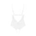 Боді напівпрозоре Obsessive Heavenlly crotchless teddy XS/S, з доступом