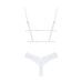 Комплект з відкритою груддю Obsessive Heavenlly 2-pcs cupless set XL/2XL