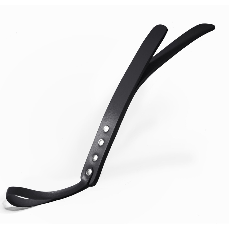 Паддл двошаровий Feral Feelings Leather Mini Paddle, натуральна шкіра