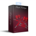 Набір для БДСМ Feral Feelings BDSM Kit 3 Red (наручники, поножі, крестовина)