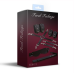 Набір для БДСМ Feral Feelings BDSM Kit 5 Black (наручники, поножі, хрестовина, маска, паддл)
