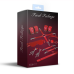Набір для BDSM Feral Feelings BDSM Kit 7 Red (наручники, поножі, коннектор, маска, паддл, кляп, затискачі)