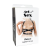 Портупея шкіряна Art of Sex Melani Leather harness, Чорна L-2XL