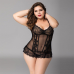 Мереживний корсет JSY «Сексуальна Белла» Plus Size, чорний