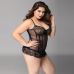 Мереживний корсет JSY «Сексуальна Белла» Plus Size, чорний
