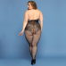 Сітчастий бодистокінг JSY «Відверта Мадлен» Plus Size, Black