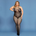 Сітчастий бодистокінг JSY «Відверта Мадлен» Plus Size, Black