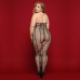 Сітчастий бодистокінг-халтер JSY «Сіті Арії» Plus Size, чорний, комбінезон з відкритим доступом