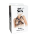 Портупея жіноча Art of Sex - Aiden Leather harness, чорна, L-2XL
